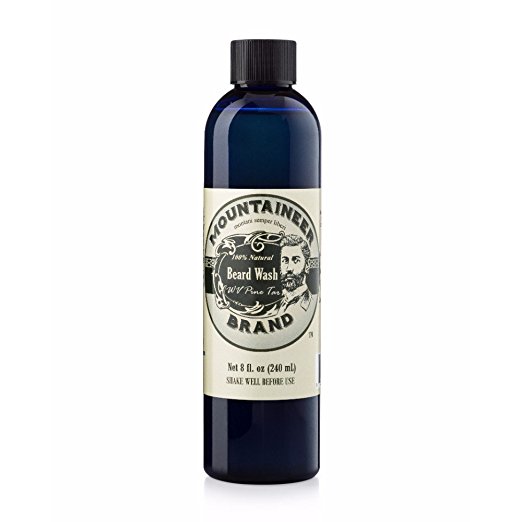 Mountaineer Brand 100% Natural WV Pine Tar Beard Wash (8 ounce)