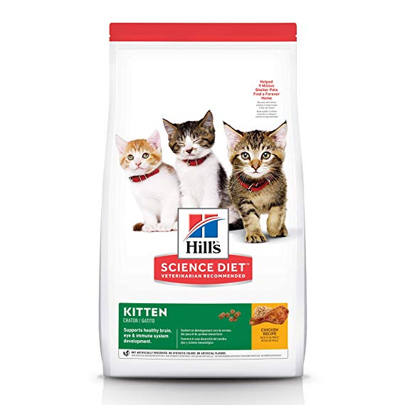 Hill's Science Diet Dry Cat Food, Kitten, Chicken Recipe