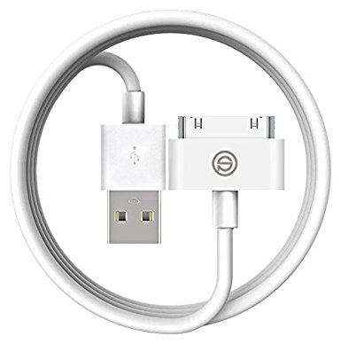 iPhone 4s Cable,OPSO [Apple MFi Certified] 30 pin to USB Sync and Charging Cable for iPhone 4/4s,iPad 1/2/3,iPod Touch,iPod Nano - 4.0 Feet (1.2 Meter) - White