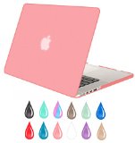 Mosiso Soft-Touch Plastic Hard Case for 13 -Inch MacBook Pro Models A1502 and A1425 - Pink