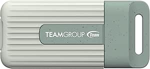 TEAMGROUP PD20 ECO 1TB Portable External Solid State Drive SSD Read up to 1000MB/s USB 3.2 Gen2x1 Type-C Waterproof Dustproof IP54 TPSEG4001T0C102