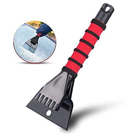 Professional Ice Scraper & Crusher Tool For Ice & Snow Removal | Breaks & Removes Snow & Frost From Your Car’s Windshield | Anti-Scratch, Handheld, Innovational Tool For Your Vehicle, Truck & SUV