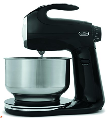 Sunbeam FPSBSM2102 Heritage Series 350-Watt Stand Mixer, Black