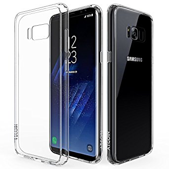 Galaxy S8 Plus Case, S8 Plus Clear Case, ATGOIN [Scratch Resistant] Crystal Clear Slim Flexible TPU Gel Rubber Soft Silicone Protective Case for Samsung Galaxy S8 Plus 2017 Release (Clear)