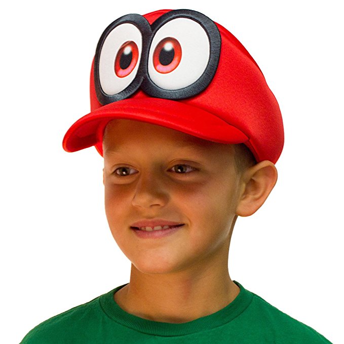 Bioworld Nintendo Super Mario Odyssey Youth Cosplay Cappy Hat, Red