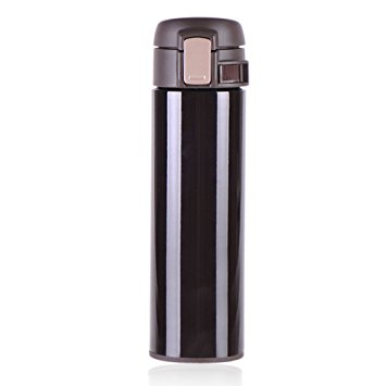 Insulated Vacuum Stainless Steel Travel Mug Thermos L.&G. (14 Ounce,Coffee)