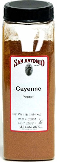 1-Pound Ground Cayenne Pepper Powder 40000 Heat Units