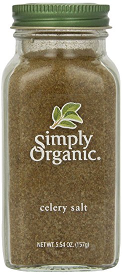 Simply Organic Celery Salt Certified Organic, 5.54-Ounce Container