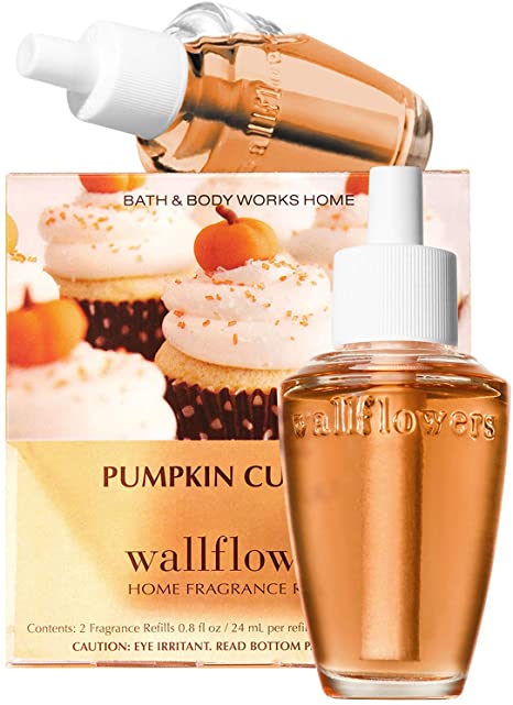 Bath & Body Works Pumpkin Cupcake Wallflowers Home Fragrance Refills, 2-Pack (1.6 fl oz total)