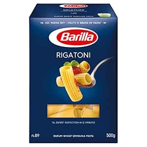 Barilla Pasta Rigatoni Durum Wheat, 500Gram, Italy