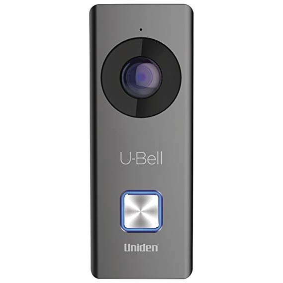 Uniden U-Bell WiFi Video Doorbell, 4 Color faceplates (DB1)