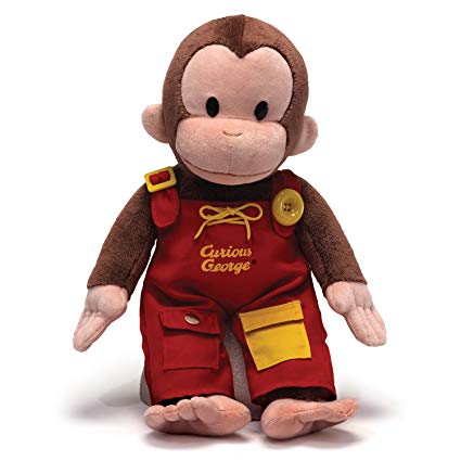 GUND Curious George Teach Me Plush