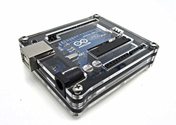 Arduino Uno Zebra Case (Black Ice)