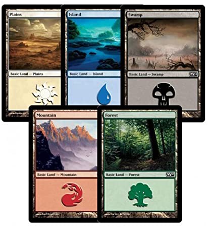 300 Assorted Magic: The Gathering MTG Basic Lands Cards