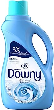 Downy Ultra Fabric Softener Liquid, Clean Breeze Fabric Conditioner, 1.53 L (60 Loads) - Packaging May Vary