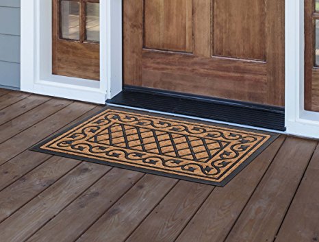 MILLIARD Decorative 'Country Living' Coco Fiber Durable Outdoor Entrance Doormat - 18in.x30in.