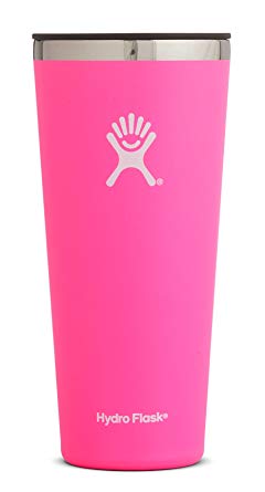 Hydro Flask 32 oz Double Wall Vacuum Insulated Stainless Steel Travel Tumbler Cup with BPA Free Press-in Lid, Flamingo