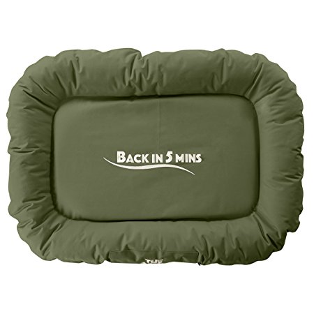 The Dog's Bed, Premium M/L/XL Waterproof Dog & Puppy Beds in Many Colours, Finest Quality Strong Oxford Material Designed for Durability & Comfort, True Size Large 100 x 70cm & 2.5kg, Machine Washable Cover, Heavy Duty Bed & Boarding Kennel Favourite, Happy Hound = Happy Home:)