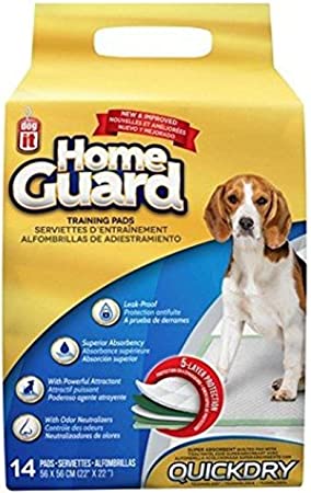 Dogit Dog and Puppy Pee Pads, Training Pads for Dogs, Absorbent Pad Quilted with Quick Dry Technology