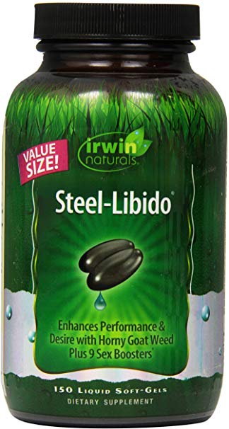 Irwin Naturals Steel-Libido Diet Supplement for Men,150 Count