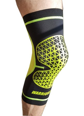 Warriors Elite Neoprene Knee Brace– Breathable Fit Compression Knee Support Sleeve – Perfect Fit for Running, Athletics, Arthritis, Jogging, Hiking, Sports, Recovery Relief for Joint Pains and Arthritis