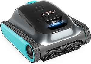 (2024 New) AIPER Scuba S1 Cordless Robotic Pool Cleaner, Wall Climbing Pool Robot Vacuum, WavePath Navigation with Periodic Cleaning, Last 150 Minutes for In-ground Pools up to 1600 Sq.ft