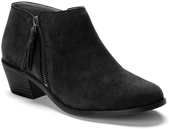 Vionic Women's Joy Serena Ankle Boot - Ladies Everyday Boots with Concealed Orthotic Arch Support