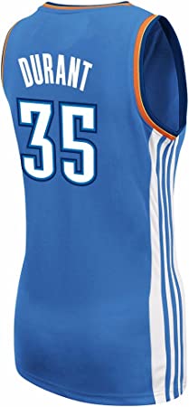 adidas Kevin Durant Oklahoma City Thunder #35 Women's Replica NBA Basketball Jersey (Blue)