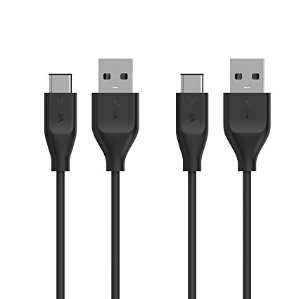 USB Type C Cable, Vinsic [2-Pack] 3.3ft Hi-speed USB Type C to USB A Data Cable for New Macbook 12", Nokia N1 Tablet, Nexus 6P/5X, OnePlus 2, ChromeBook Pixel, and Type-C Supported Devices