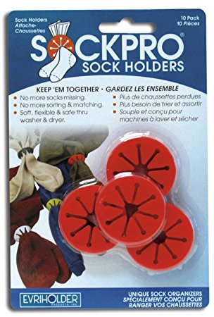 Sock Pro Sock Holders by Evriholder (Color May Vary)