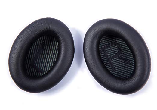 Damex Headphone Ear Pads Replacement Cushion for Bose QuietComfort QC35 、QC35 ii Earpad (Black)
