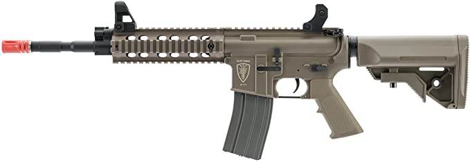 Elite Force M4 AEG Automatic 6mm BB Rifle Airsoft Gun, CFR, FDE