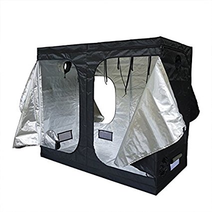 ECO-WORTHY Mylar Hydroponics Grow Tent New for Indoor Plant Growing (96"X48"X80")