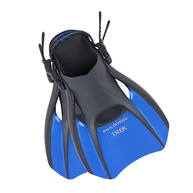 U.S. Divers Trek Fin - Compact Snorkel Fins for Travel