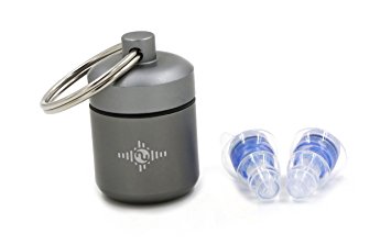 NU High Fidelity Ear Plugs for Musicians, Concerts, Motorcycles, Travel, Holiday and Live Events with Portable Aluminum Case (Standard Protection)