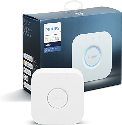 Philips Hue Bridge, Hue Smart Lighting Controller, Works with Alexa, Google Assistant, Apple Homekit