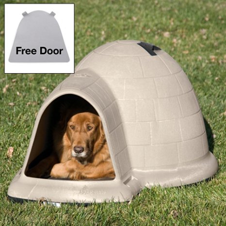 Petmate Indigo Dog House with FREE Dog Door