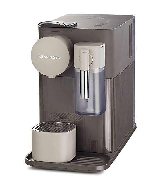 Nespresso Lattissima One Pod Coffee Machine by De'Longhi EN500BW - Mocha Brown