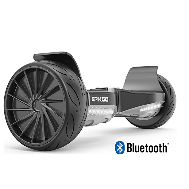 EPIKGO Premier Series Hover Self Balancing Board Scooter w/ Bluetooth Speaker 8.5" All-Weather Tire Hover Through Tough Road Condition [Premier Series, Model: EL-ES03R]