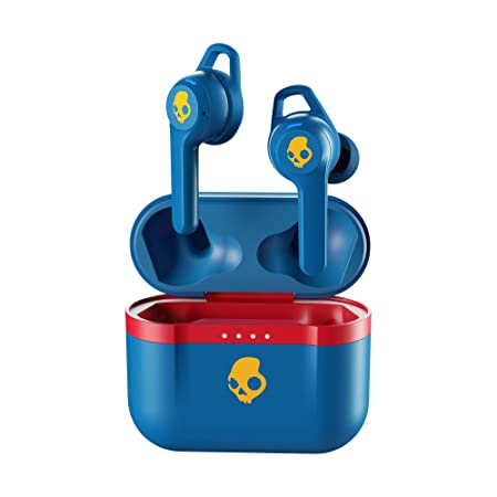 Skullcandy Indy Evo Truly Wireless Bluetooth in Ear Earbuds with Mic (Blue)