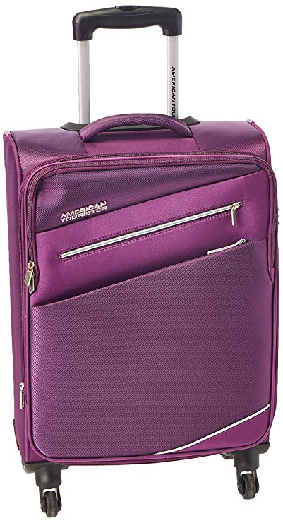 Samsonite Eco Lite Spinner Unisex Small Dark Blue Polyethylene Luggage Bag TSA Approved 112330-7115