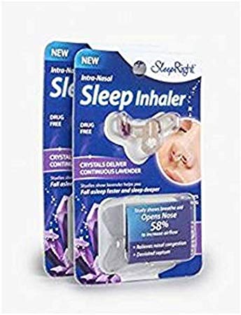 SleepRight Intra-Nasal Sleep Inhaler Nasal Congestion Reducer with Lavender (2-Pack)