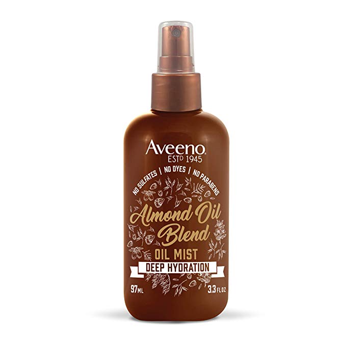 Aveeno Intense Hydration Almond Oil Hair Mist, 3.3 Ounce