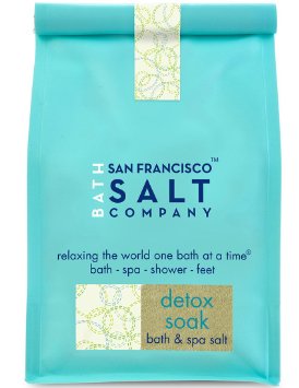 San Francisco Salt Company Detox Soak Bath Salts, 2 Pound