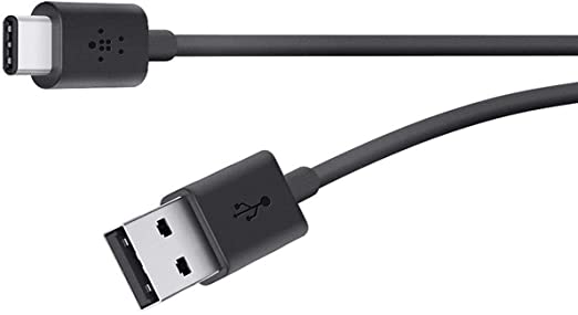 Belkin USB-IF Certified 2.0 USB-A to USB-C (USB Type C) Charge Cable, 6 Feet / 1.8 Meters, Black