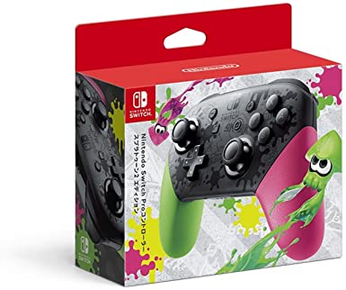 Nintendo Switch Splatoon 2 Japanese Import Pro Controller [Nintendo]