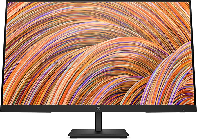 HP V27i G5 FHD Monitor, AMD FreeSync Technology, HDCP Support for HDMI (V27i G5, Black)