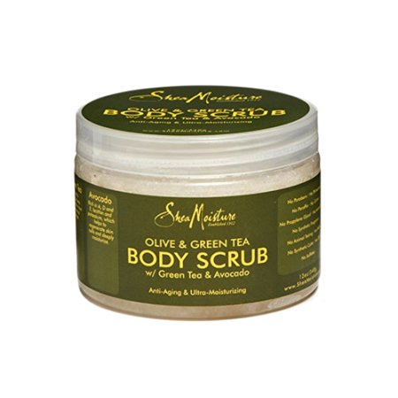 SheaMoisture Olive & Green Tea Hand/Body Scrub, 12 Ounce