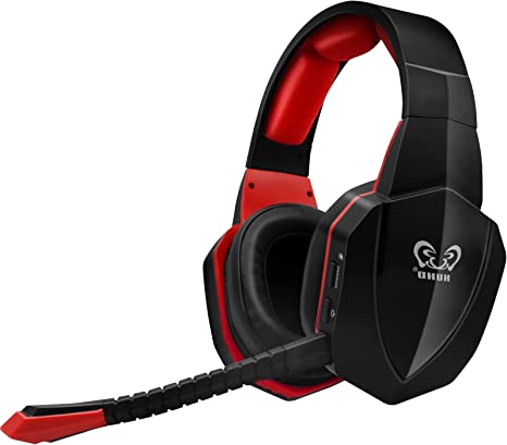 HUHD Wireless Gaming Headset Headphones for Nintendo Switch - 2.4GHz USB Wireless Gaming Headsets for PS5 PS4 PC Computer Laptop Game Over Ear