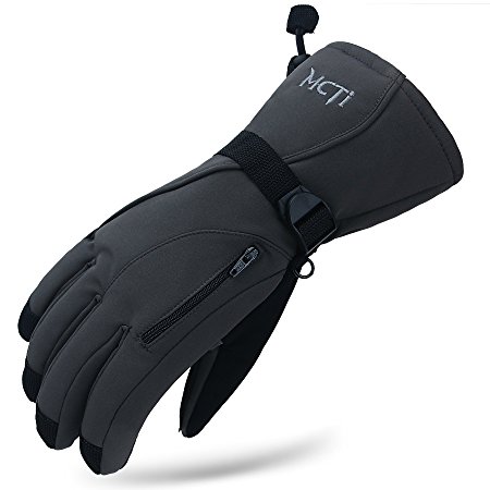 MCTi Waterproof Windproof Men's Winter Thinsulate Thermal Warm Snow Skiing Snowboarding Snowmobile Ski Gloves